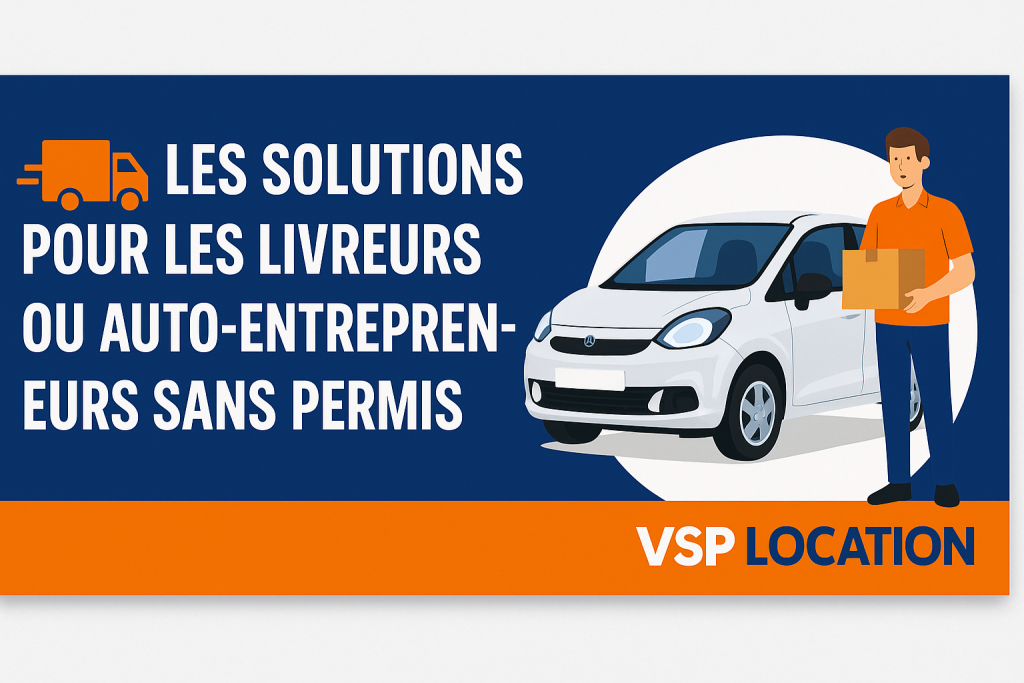 🚚 Les solutions pour les livreurs ou auto-entrepreneurs sans permis