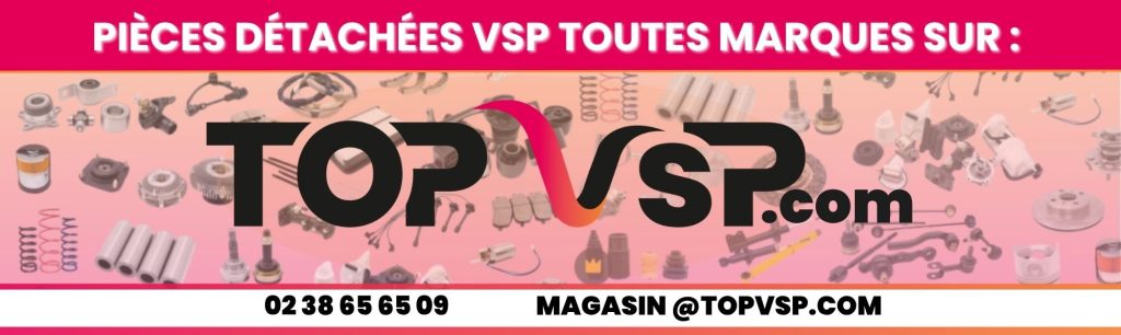 Bannière Top VSP pièces détachées voiture sans permis toutes marques