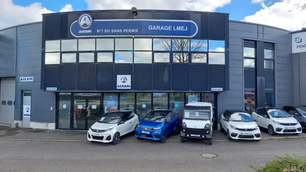 Concession LMEJ Sausheim distributeur officiel Aixam voiture sans permis