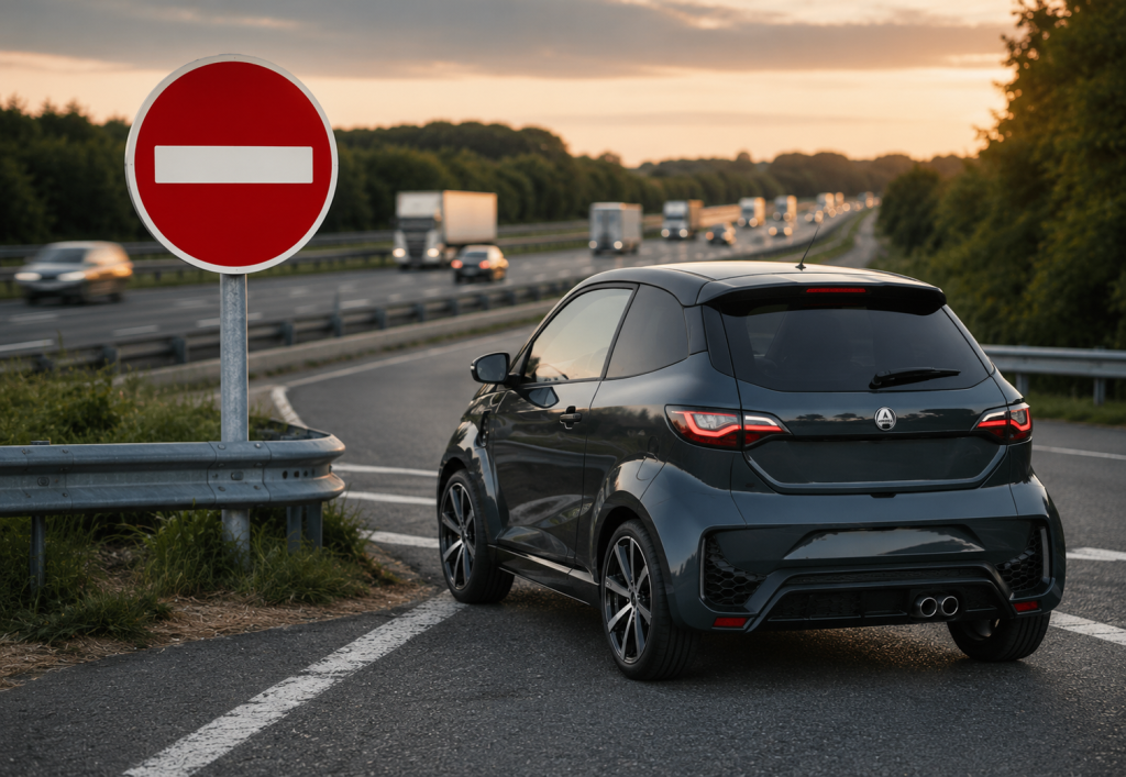 Peut-on voyager sur autoroute avec une voiture sans permis ?