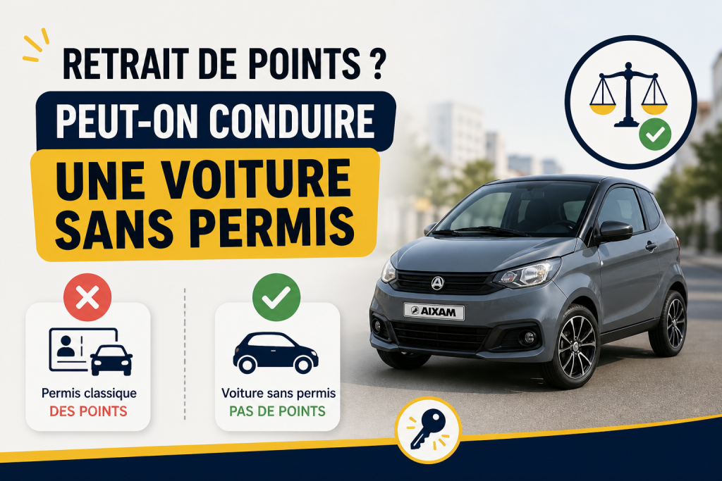 Peut-on conduire une voiture sans permis après un retrait de points ?